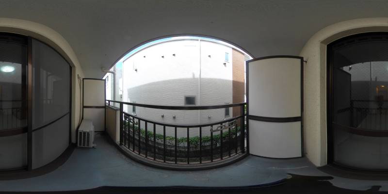 パノラマ画像バルコニー