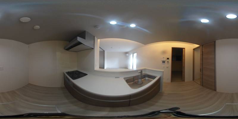 パノラマ画像キッチン