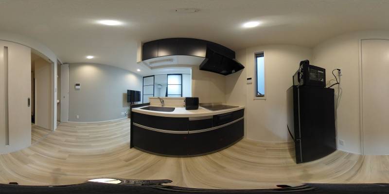 パノラマ画像キッチン