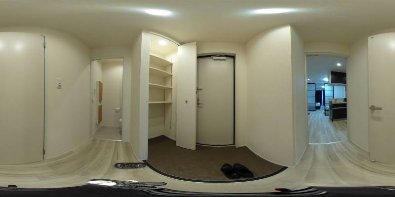 パノラマ画像玄関