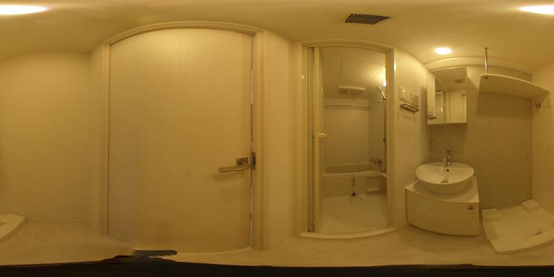 パノラマ画像バスルーム