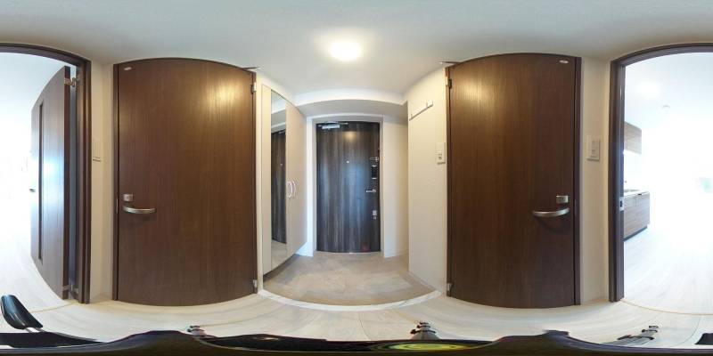 パノラマ画像玄関