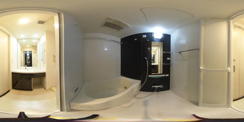 パノラマ画像バスルーム