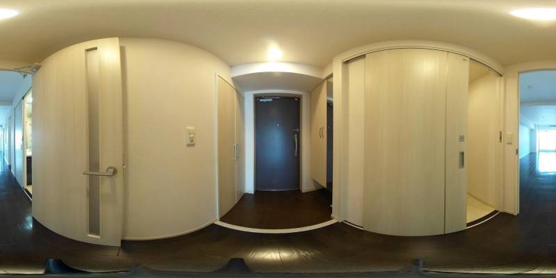 パノラマ画像玄関