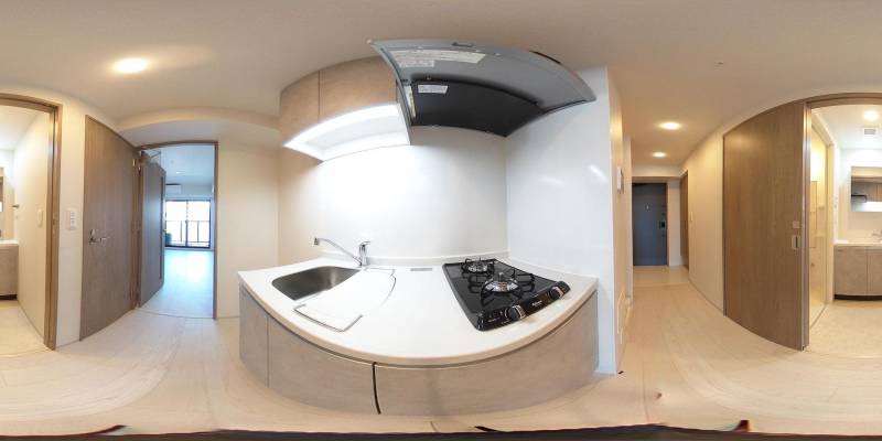 パノラマ画像キッチン