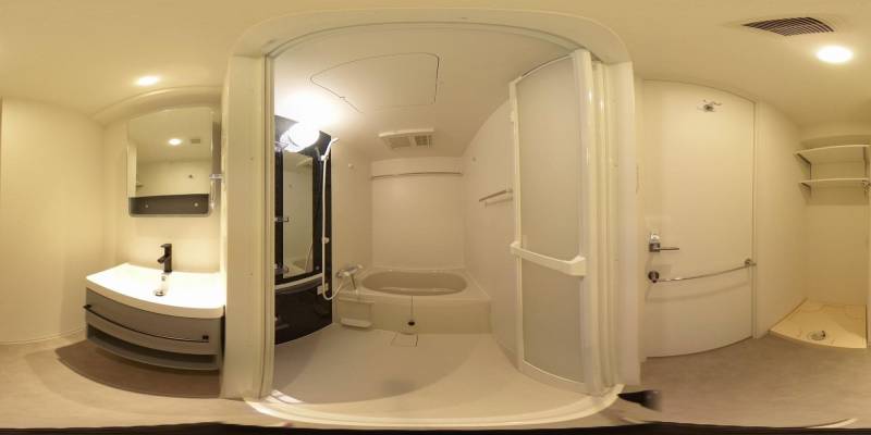 パノラマ画像バスルーム