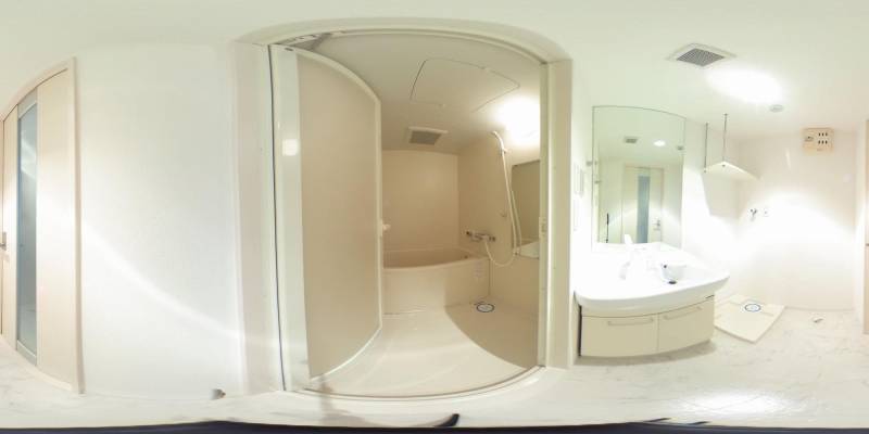 パノラマ画像洗面所