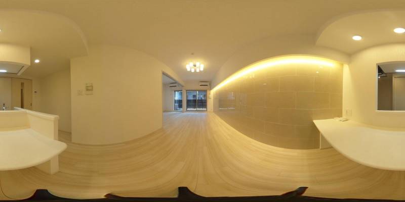 パノラマ画像リビング