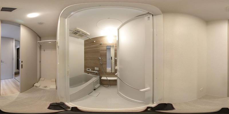 パノラマ画像バスルーム