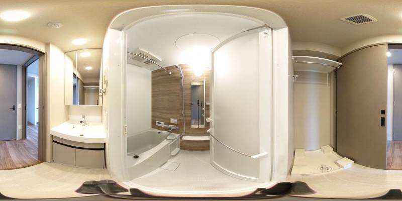 パノラマ画像バスルーム