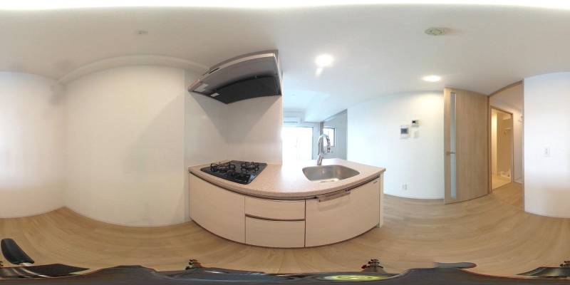 パノラマ画像キッチン