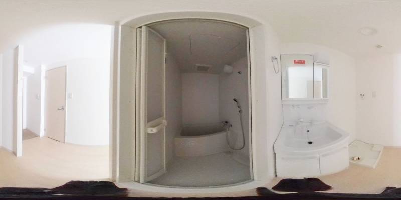 パノラマ画像バスルーム