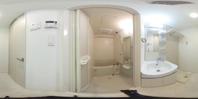 パノラマ画像バスルーム