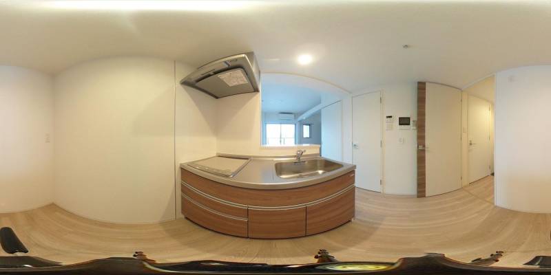 パノラマ画像キッチン