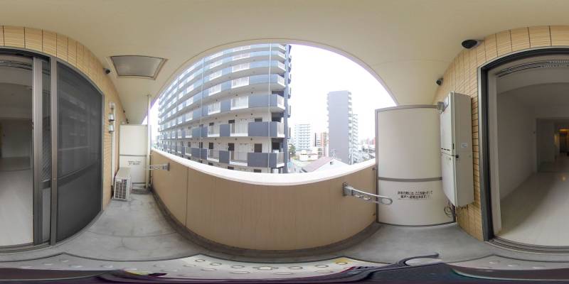 パノラマ画像バルコニー