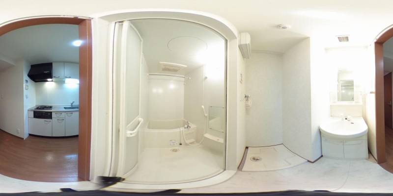 パノラマ画像バスルーム