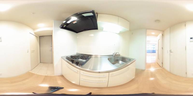 パノラマ画像キッチン