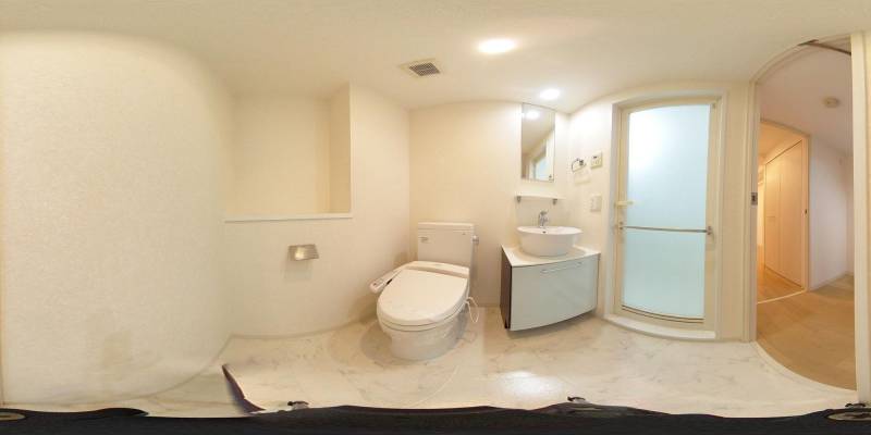 パノラマ画像洗面所