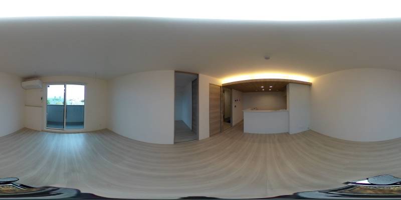 パノラマ画像リビング