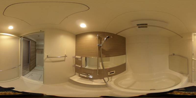 パノラマ画像バスルーム