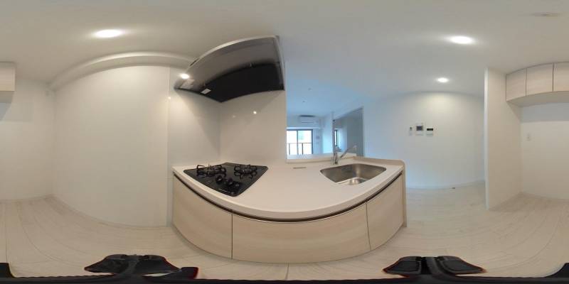 パノラマ画像キッチン