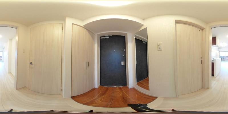 パノラマ画像玄関