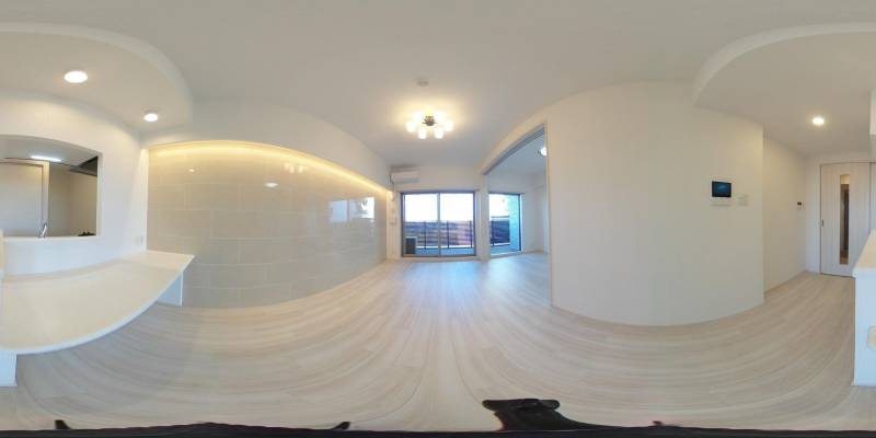 パノラマ画像リビング