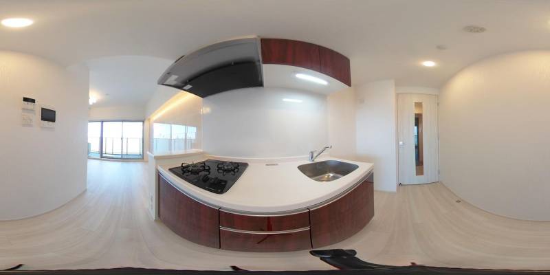 パノラマ画像キッチン