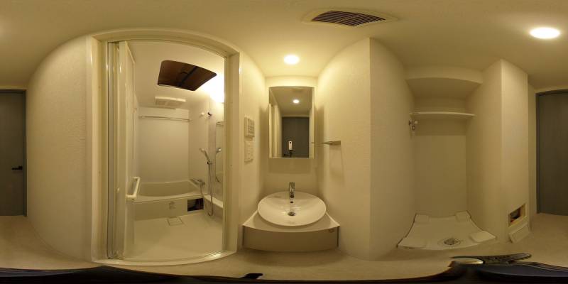 パノラマ画像洗面所