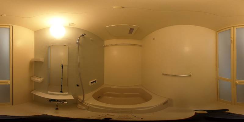 パノラマ画像バスルーム