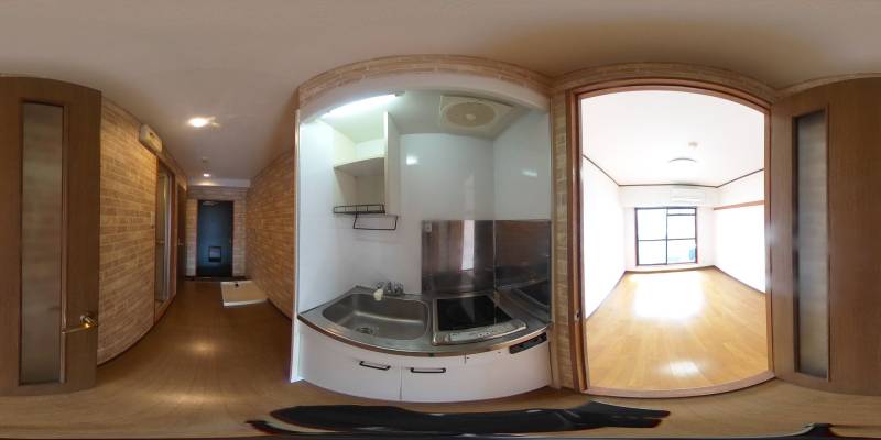 パノラマ画像キッチン