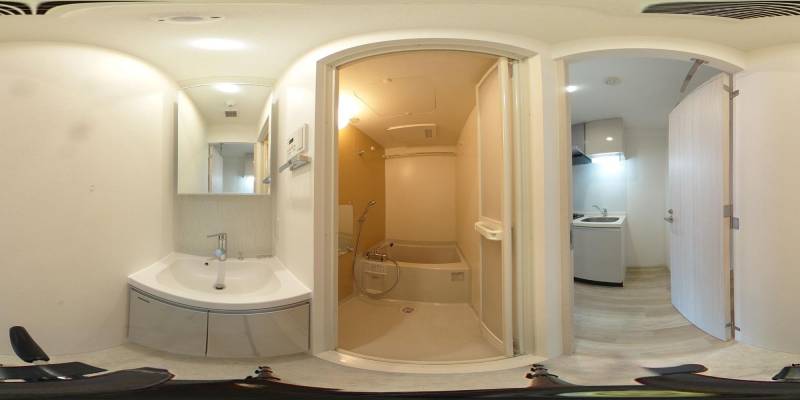 パノラマ画像洗面所