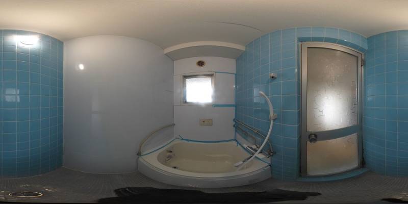 パノラマ画像バスルーム