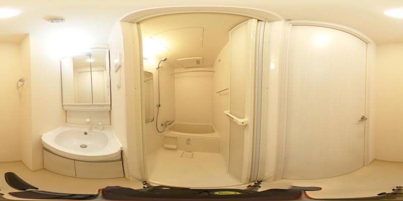 パノラマ画像バスルーム