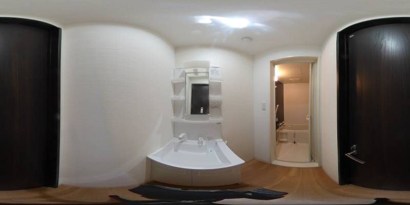 パノラマ画像洗面所