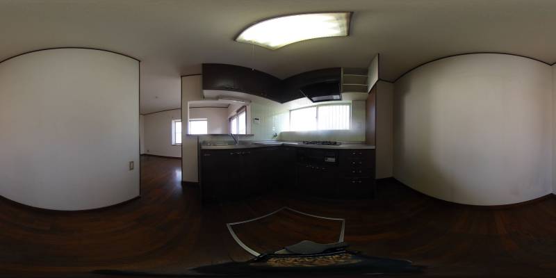 パノラマ画像キッチン