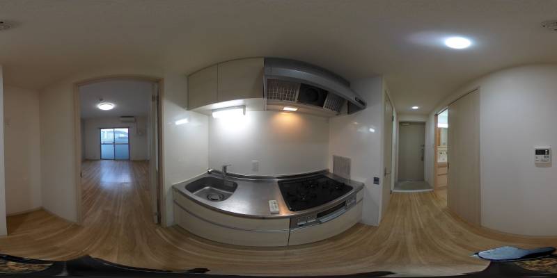 パノラマ画像キッチン