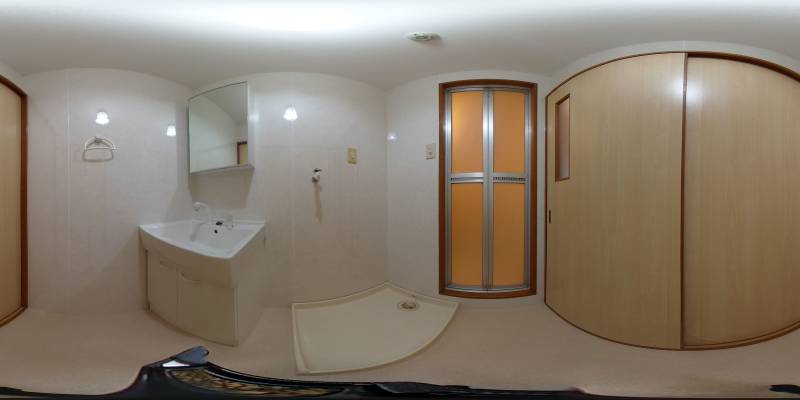 パノラマ画像洗面所