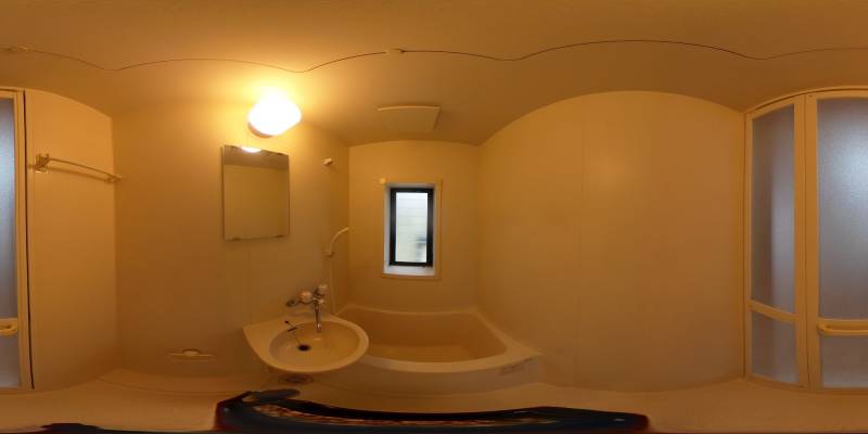 パノラマ画像バスルーム