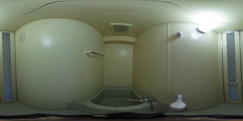 パノラマ画像バスルーム