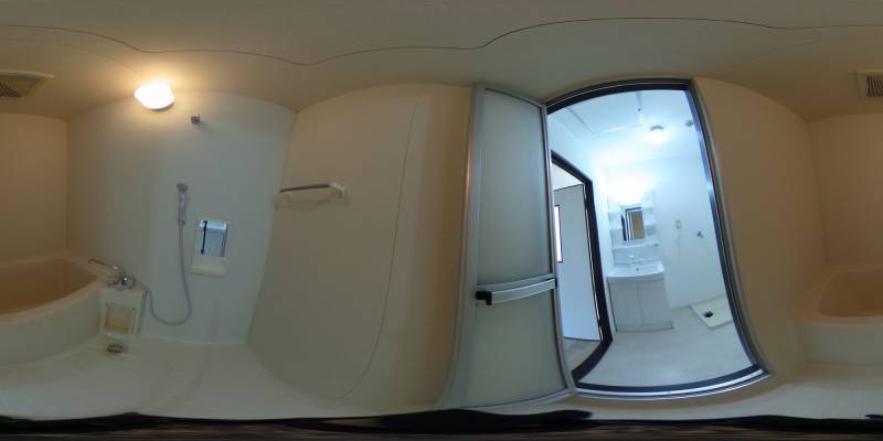 パノラマ画像バスルーム