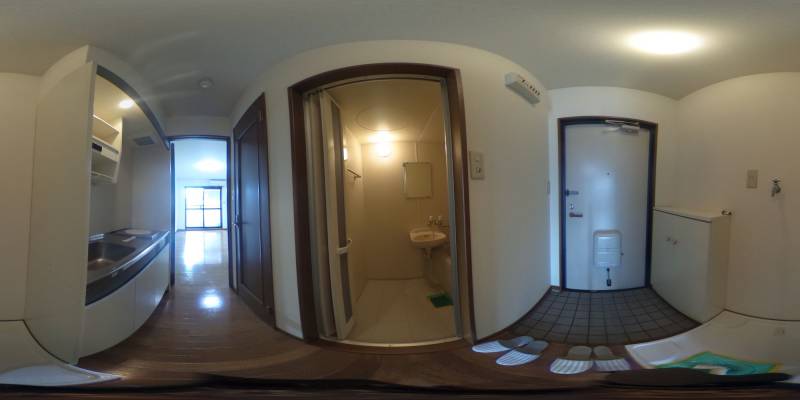 パノラマ画像玄関