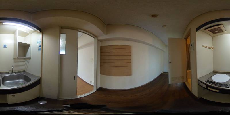 パノラマ画像キッチン