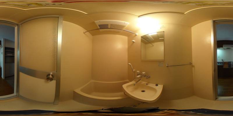 パノラマ画像バスルーム