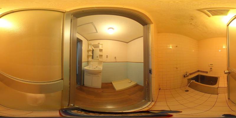 パノラマ画像バスルーム