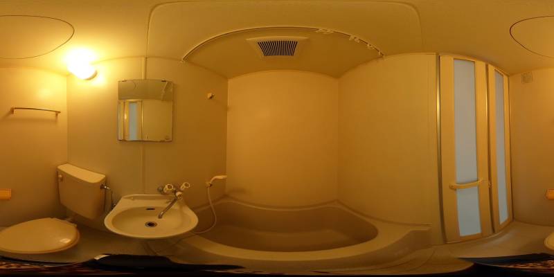 パノラマ画像バスルーム