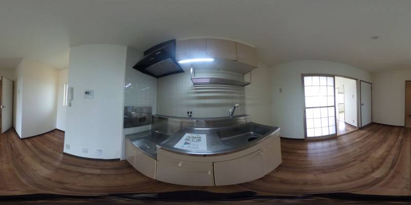 パノラマ画像キッチン