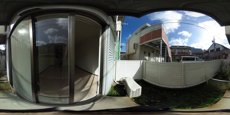 パノラマ画像バルコニー