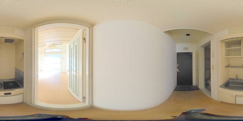 パノラマ画像キッチン