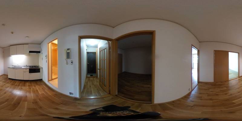 パノラマ画像リビング